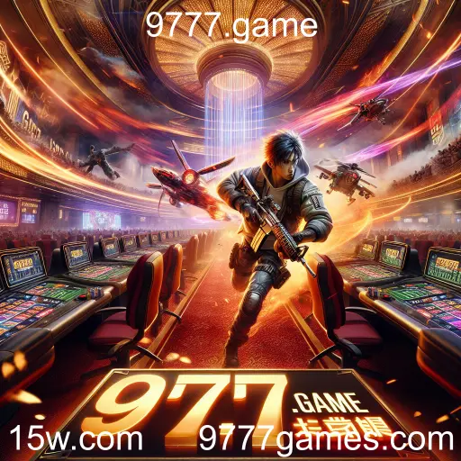 Imagem promocional da 9777.game mostrando a plataforma e suas vantagens